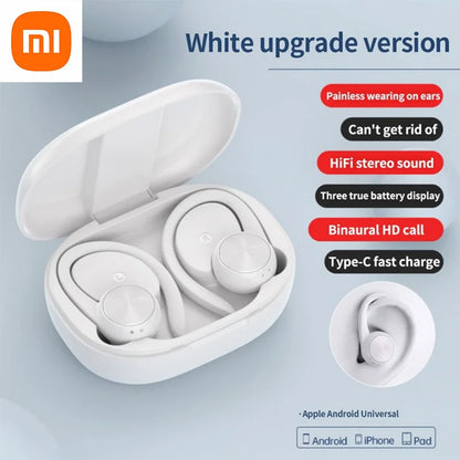 XIAOMI R200 Wireless Earbuds Open Ear Bluetooth Headphone EarHooks 9D Stereo Sound Earphones Sports LED Display Headset With Mic