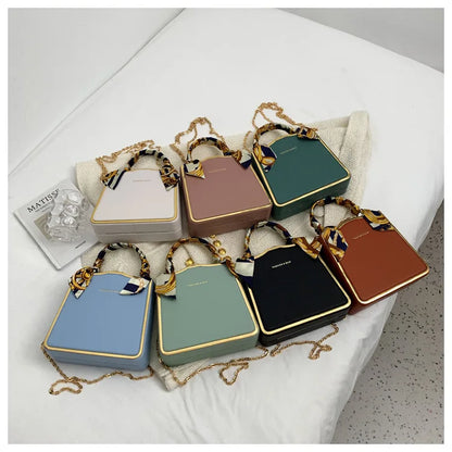 Bags for Women 2022 Retro Casual Women's Totes Shoulder Bag Fashion Exquisite Shopping Bag PU Leather Chain Handbags