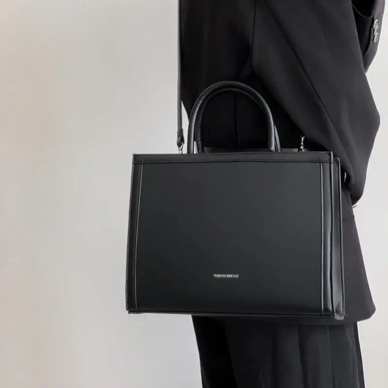 Female Square Flap Designer Purses and Handbag Luxury Women Black Leather Hand Bag Ladies Messenger Shoulder Bag Top handle Tote