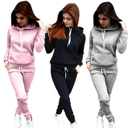 Women Tracksuits Sports Wear Jogging Suits Ladies Hoodie and Pants Set Clothes Sweat Suits