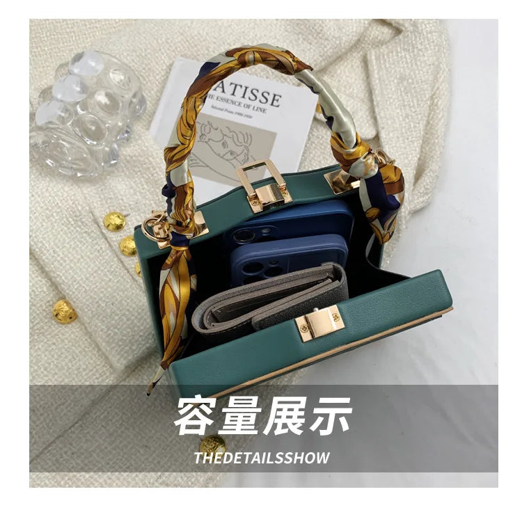 Bags for Women 2022 Retro Casual Women's Totes Shoulder Bag Fashion Exquisite Shopping Bag PU Leather Chain Handbags