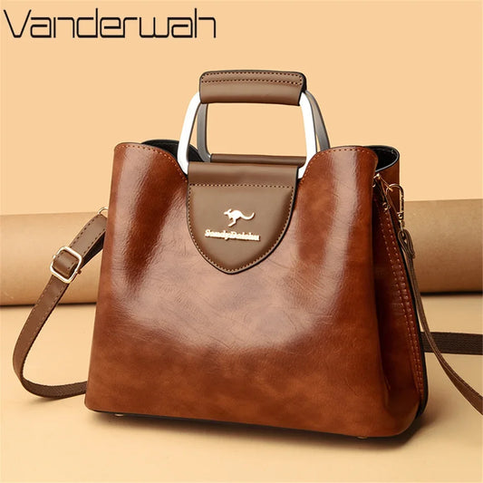 Genuine Brand Tote Bag Leather Luxury Handbags Women Bags Designer Handbags High Quality Ladies Crossbody Hand Bags for Women