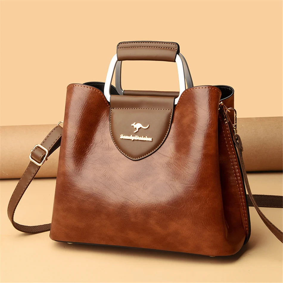 Genuine Brand Tote Bag Leather Luxury Handbags Women Bags Designer Handbags High Quality Ladies Crossbody Hand Bags for Women