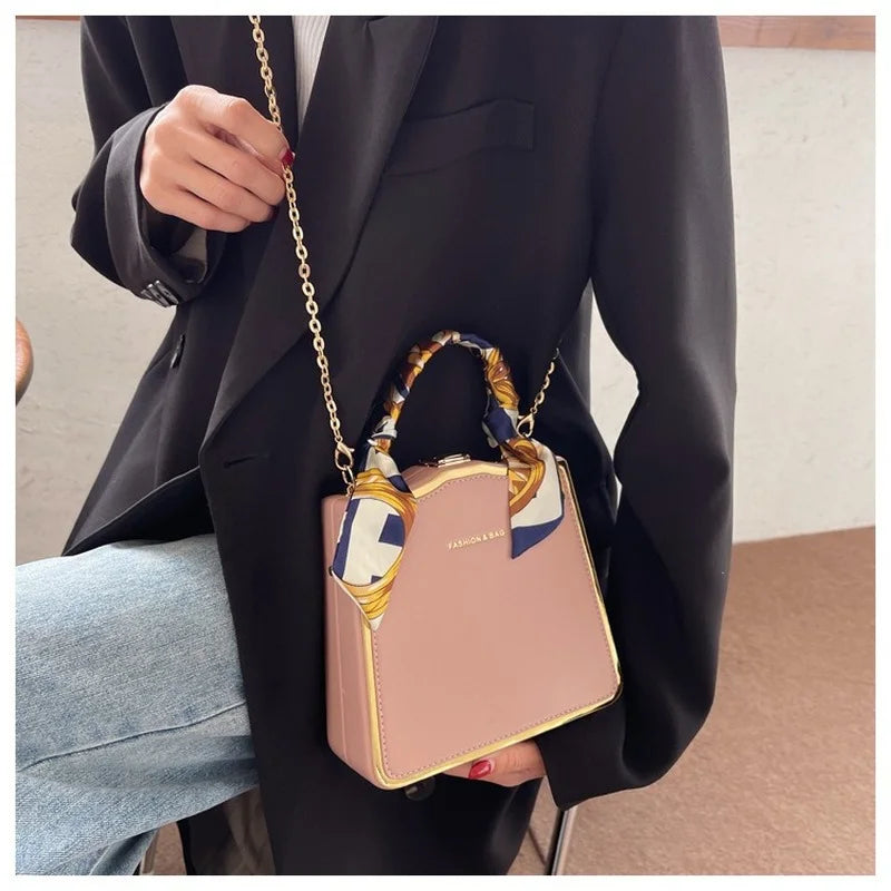 Bags for Women 2022 Retro Casual Women's Totes Shoulder Bag Fashion Exquisite Shopping Bag PU Leather Chain Handbags