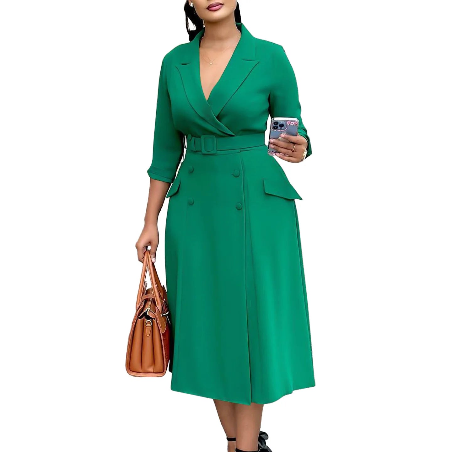 L-3XL Plus Size Clothes Dresses Women Robes Summer Autumn Loose Street Casual 3XL Big Size Office Lady Midi Dress Oversized