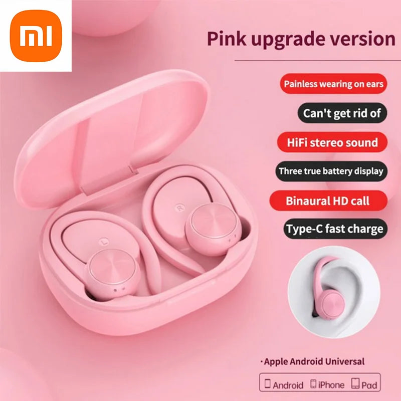XIAOMI R200 Wireless Earbuds Open Ear Bluetooth Headphone EarHooks 9D Stereo Sound Earphones Sports LED Display Headset With Mic