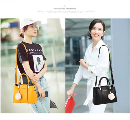 Plush Pendant Women's Bags 2024 Summer Candy Color Women's Handbag Fashion Women's Crossbody Bag Single Shoulder Tote Bags