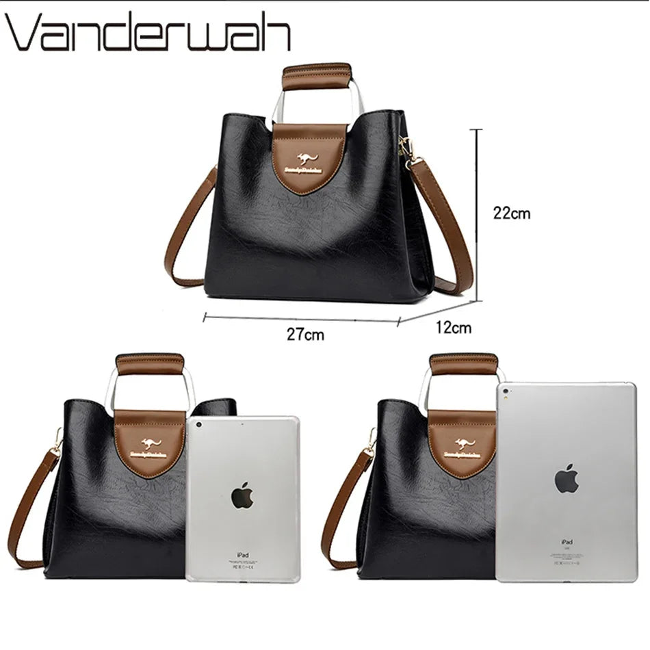 Genuine Brand Tote Bag Leather Luxury Handbags Women Bags Designer Handbags High Quality Ladies Crossbody Hand Bags for Women