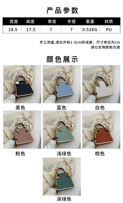 Bags for Women 2022 Retro Casual Women's Totes Shoulder Bag Fashion Exquisite Shopping Bag PU Leather Chain Handbags