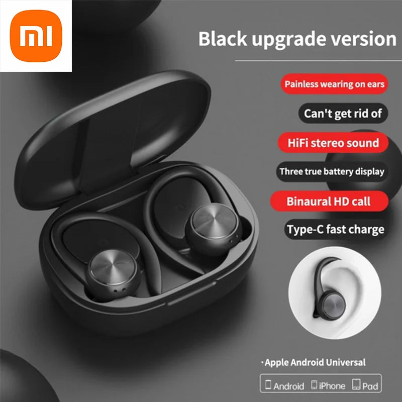 XIAOMI R200 Wireless Earbuds Open Ear Bluetooth Headphone EarHooks 9D Stereo Sound Earphones Sports LED Display Headset With Mic